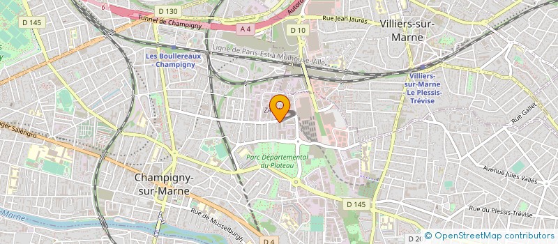 localisation de l'entreprise MAJORDOME à CHAMPIGNY-SUR-MARNE