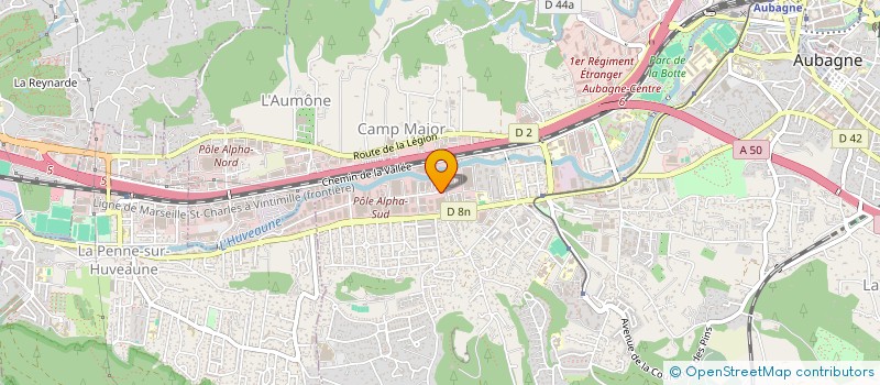 localisation de l'entreprise MAJORDOME SERVICES à AUBAGNE