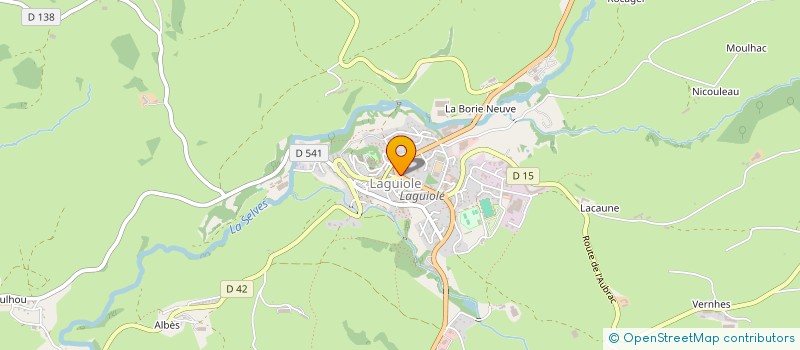 localisation de l'entreprise MAJOREL HECK  LAGUIOLE