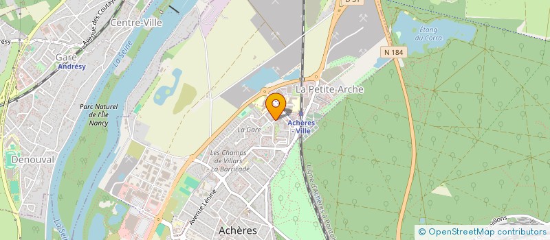 localisation de l'entreprise MAJORELLE  ACHERES