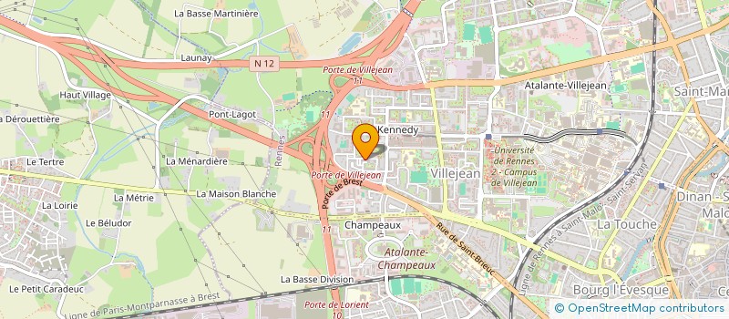 localisation de l'entreprise MAJORELLE à RENNES