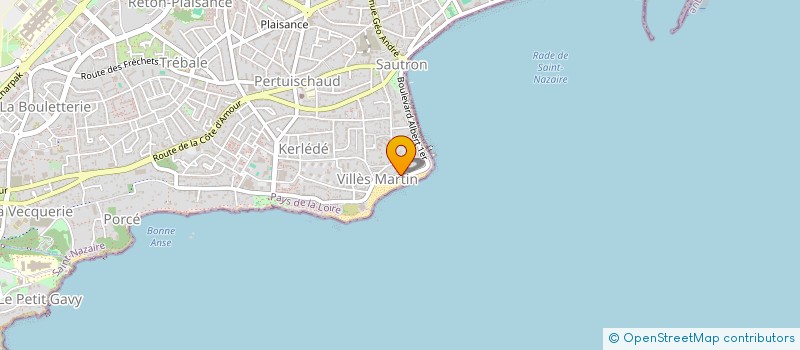 localisation de l'entreprise MAJORELLE  SAINT-NAZAIRE