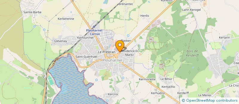 localisation de l'entreprise MAJORELLE  PLOUHARNEL