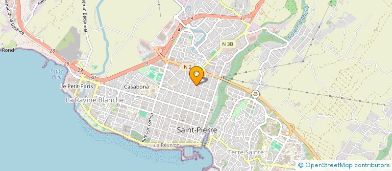 localisation de l'entreprise MAJORELLE974 à SAINT-PIERRE