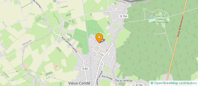 localisation de l'entreprise MAJORETTE AMICALISTE VX CONDE  VIEUX-CONDE