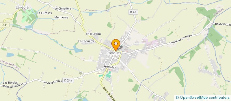 localisation de l'entreprise MAJORETTES DE CADOURS à CADOURS