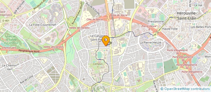 localisation de l'entreprise MAJORETTES DE CAEN à CAEN