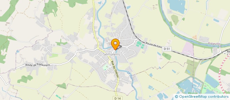 localisation de l'entreprise MAJORETTES DE CASTRES TWIRLING CLUB  SEMALENS