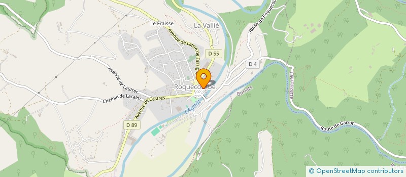 localisation de l'entreprise MAJORETTES DE ROQUECOURBE ET CENTRE TARN  ROQUECOURBE