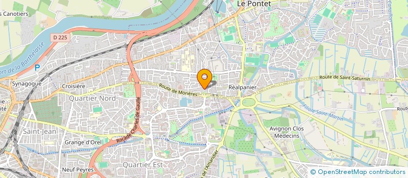 localisation de l'entreprise MAJORETTES ET MUSIQUE RHONE DURANCE  LE PONTET