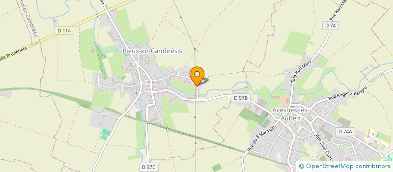 localisation de l'entreprise MAJORETTES MUNICIPALES D'AVESNES-LES-AUBERT  RIEUX-EN-CAMBRESIS