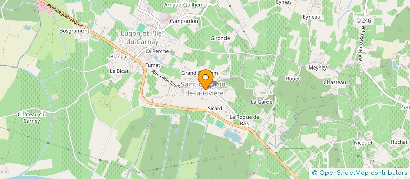 localisation de l'entreprise MAJORETTES NOUVELLE AQUITAINE ST ROMAIN LA VIRVEE  SAINT-ROMAIN-LA-VIRVEE