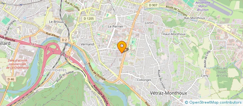 localisation de l'entreprise MAJORQUE IMMO  VETRAZ-MONTHOUX