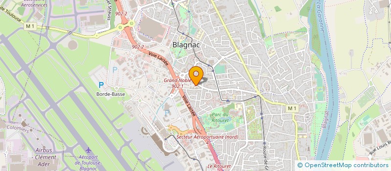 localisation de l'entreprise MAJORS D'HOME à BLAGNAC