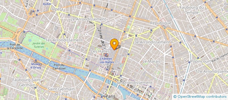 localisation de l'entreprise MAJORS/DOM à PARIS