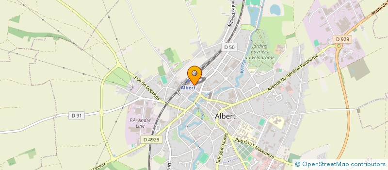 localisation de l'entreprise MAJORS LOCATION  ALBERT