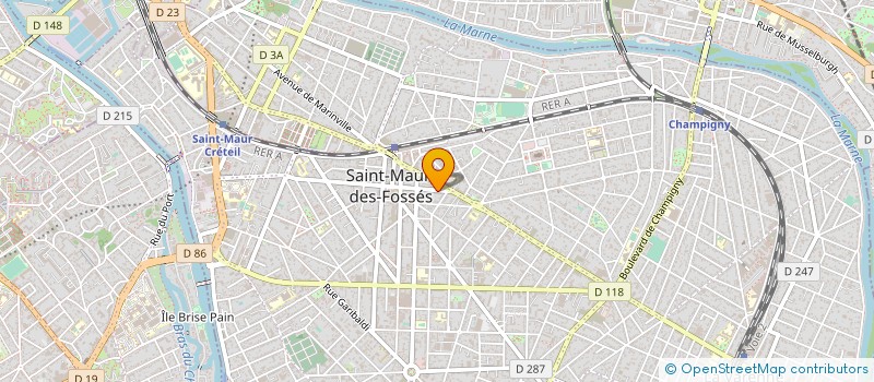 localisation de l'entreprise MAJORYS à SAINT-MAUR-DES-FOSSES