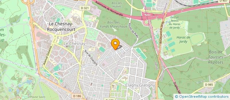 localisation de l'entreprise MAJOSAUSAG  LE CHESNAY-ROCQUENCOURT