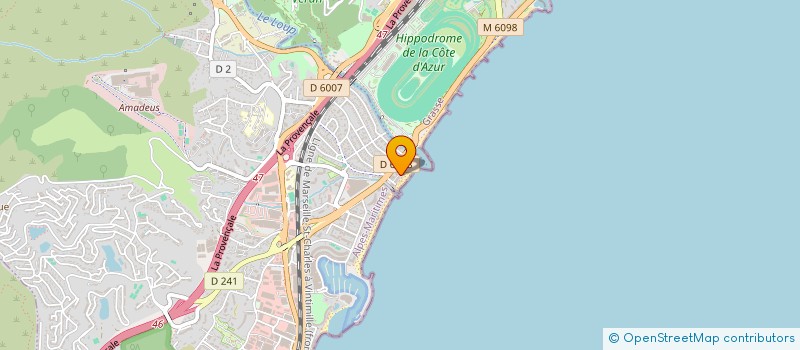 localisation de l'entreprise MAJOT  VILLENEUVE-LOUBET