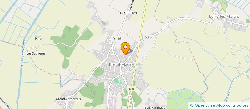 localisation de l'entreprise MAJOTHIS  BREUIL-MAGNE
