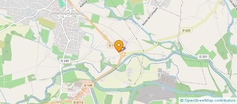 localisation de l'entreprise MAJOTUS FRANCE  VILLEMOUSTAUSSOU