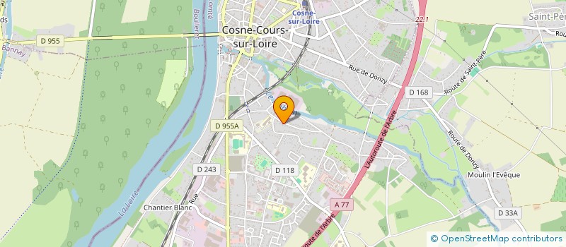 localisation de l'entreprise MAJPALT à COSNE-COURS-SUR-LOIRE