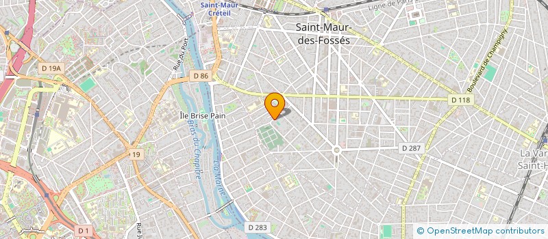 localisation de l'entreprise MAJU 3 CHANZY à ST MAUR DES FOSSES