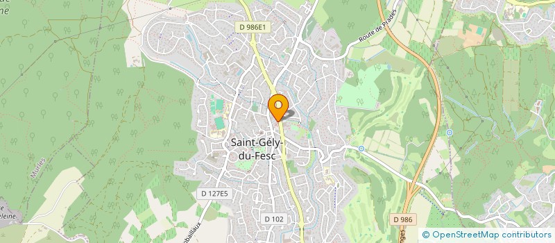 localisation de l'entreprise MAJU  SAINT-CLEMENT-DE-RIVIERE