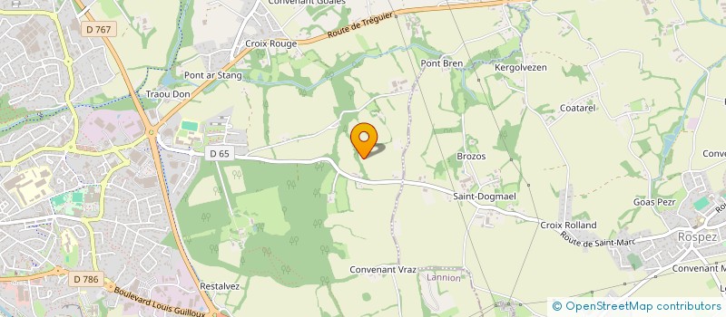 localisation de l'entreprise MAJU  LANNION