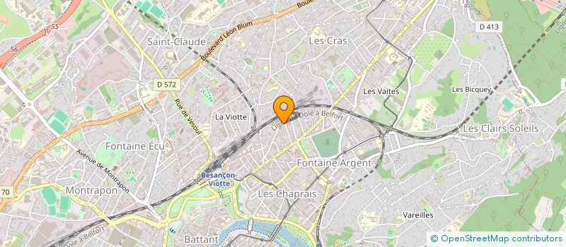 localisation de l'entreprise MAJU  BESANCON