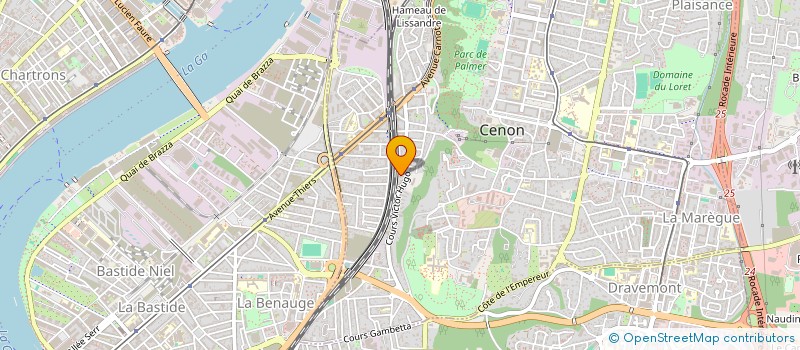 localisation de l'entreprise MAJU  CENON