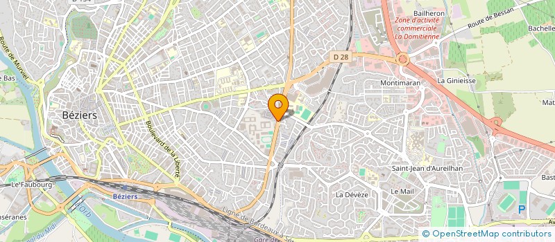 localisation de l'entreprise MAJU DIET CONCEPT à BEZIERS