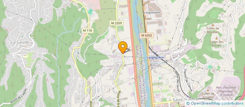 localisation de l'entreprise MAJU INVEST  LA GAUDE