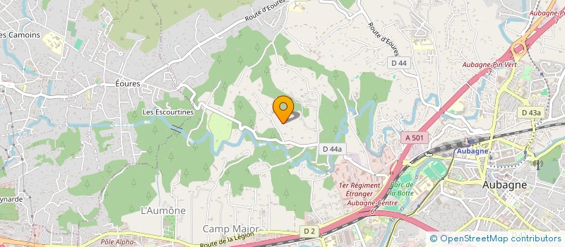 localisation de l'entreprise MAJUBE à AUBAGNE