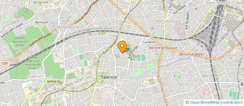 localisation de l'entreprise MAJUBEN  TALENCE