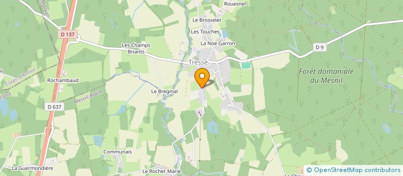 localisation de l'entreprise MAJUEL CREATION à MESNIL-ROC'H
