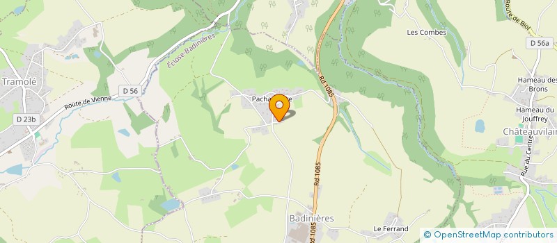 localisation de l'entreprise MAJUEM  ECLOSE-BADINIERES