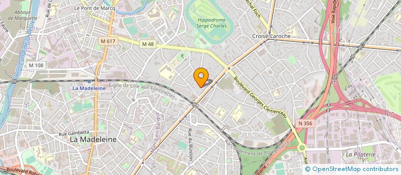 localisation de l'entreprise MAJUESHO FINANCEMENTS à ARMENTIERES