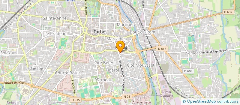 localisation de l'entreprise MAJULA  TARBES