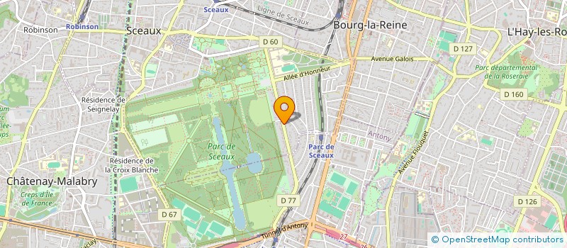 localisation de l'entreprise MAJULAR à SCEAUX