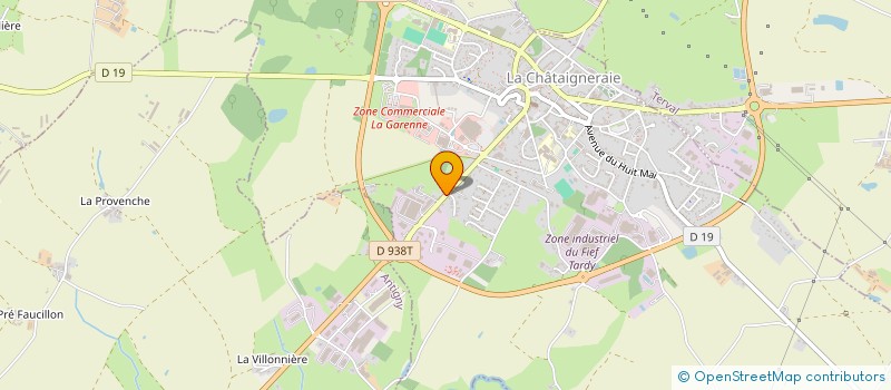 localisation de l'entreprise MAJULE  LA CHATAIGNERAIE