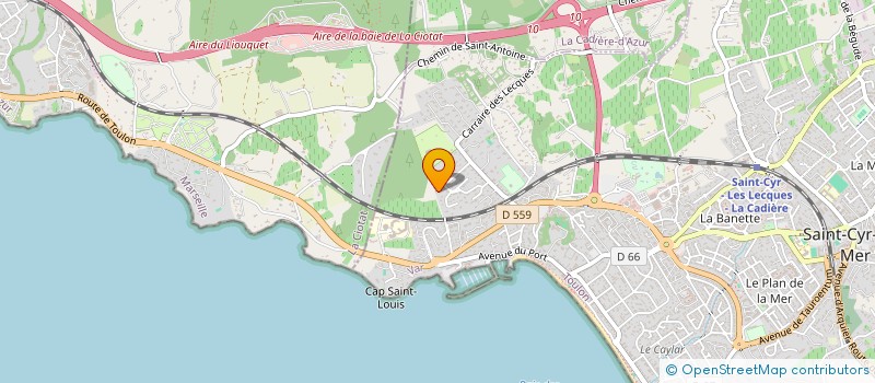 localisation de l'entreprise MAJULI à SAINT-CYR-SUR-MER
