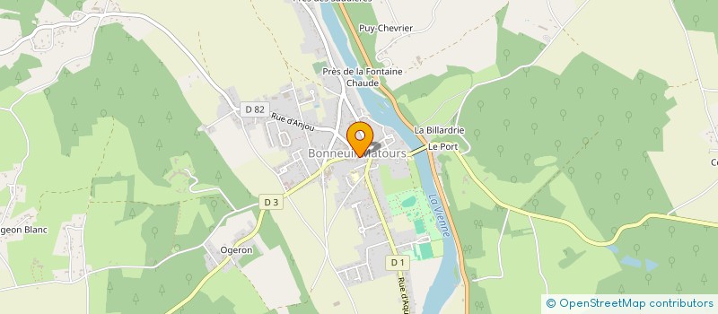 localisation de l'entreprise MAJULIE  BONNEUIL-MATOURS