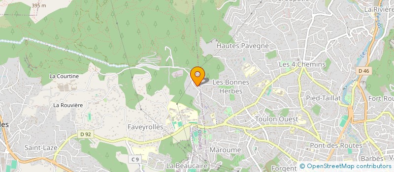 localisation de l'entreprise MAJULO  OLLIOULES