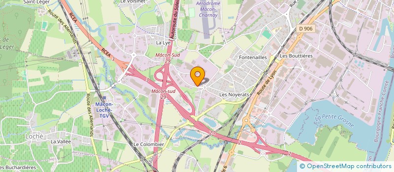 localisation de l'entreprise MAJULUX  MACON