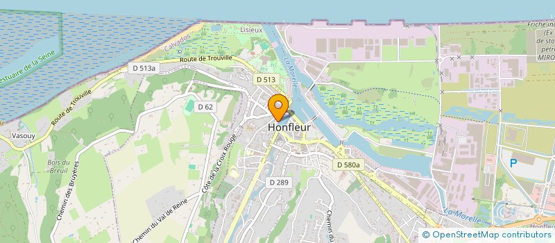 localisation de l'entreprise MAJUMA à HONFLEUR