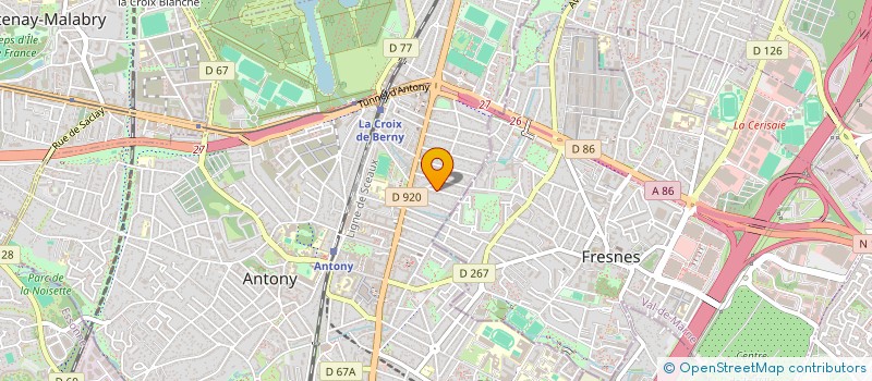 localisation de l'entreprise MAJUMA à ANTONY