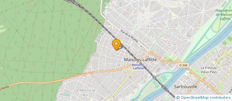 localisation de l'entreprise MAJUMA à MAISONS-LAFFITTE