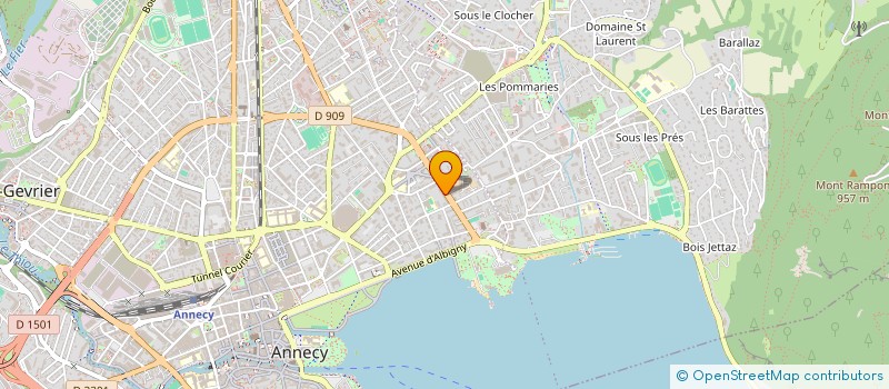 localisation de l'entreprise MAJUNGA  ANNECY