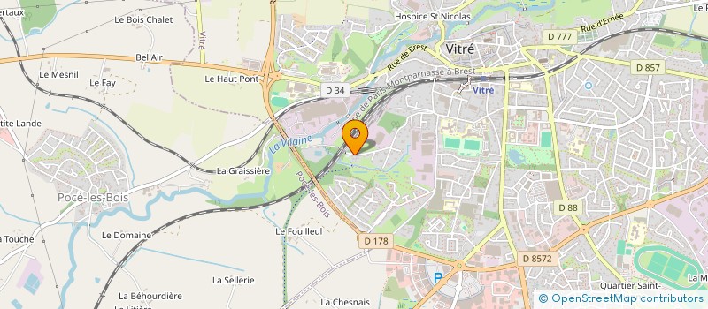 localisation de l'entreprise MAJUNO  VITRE